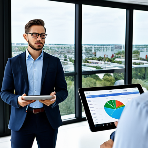 **

"A real estate agent confidently explaining updated land laws and digital asset trends using a tablet displaying GIS data, professional attire, modern office setting, safe for work, appropriate content, fully clothed, professional, perfect anatomy, natural proportions, high quality."

**